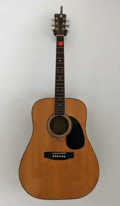1977 Suzuki Three S Acoustic Guitar + Hard Case
