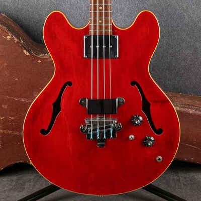 Epiphone Rivoli Bass - 1967 - Cherry - Hard Case * COLLECTION ONLY * - 2nd Hand