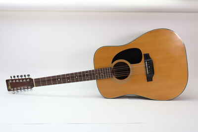 Vintage 1974 Ibanez Model 627-12 12 String Acoustic Right Hand - Natural Finish