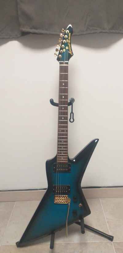 Guitare Aria ProII ZZ Deluxe 1984 bleu