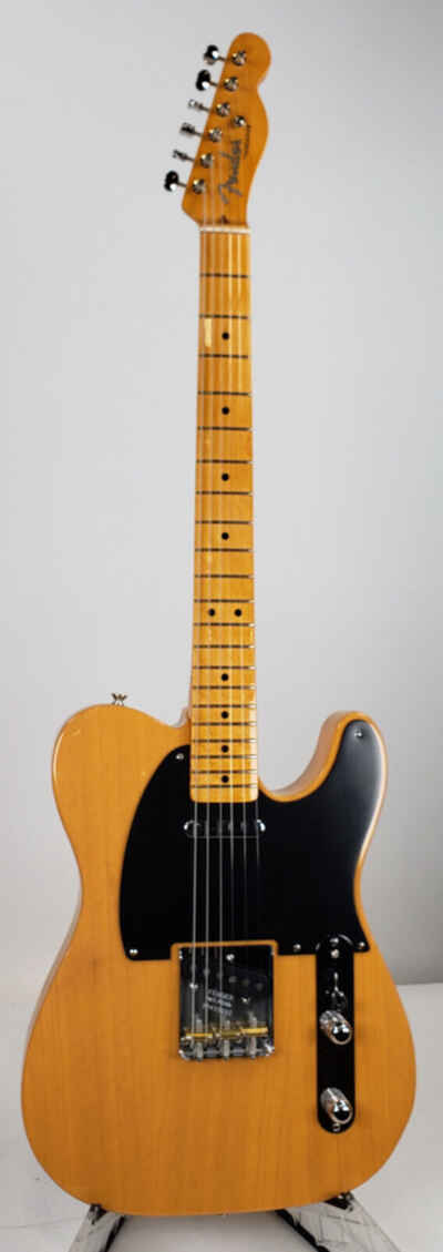 Fender American Vintage 2 51 Telecaster Electric Guitar, Butterscotch w /  Case