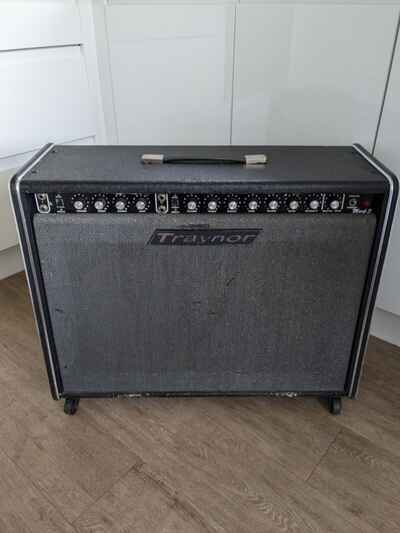 Traynor YGL-3 Vintage Tube Amp mid-1970s 100watt 2x12 Combo with spare values