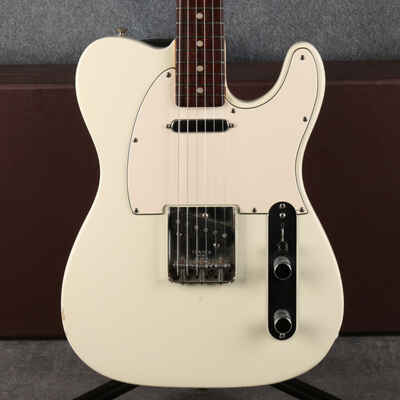 Fender Telecaster 1973 - Bare Knuckle Pickups - Olympic White - Case - 2nd Hand