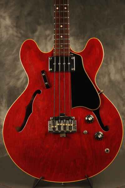 1968 Gibson EB-2 hollowbody Bass Cherry