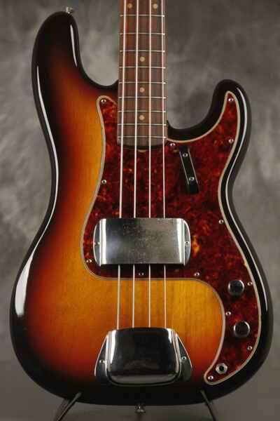 original 1962 Fender Precision Bass refinished Sunburst