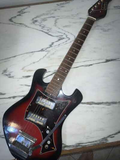 1970??s Norma Japan electric guitar ?? COMPLETE Teisco