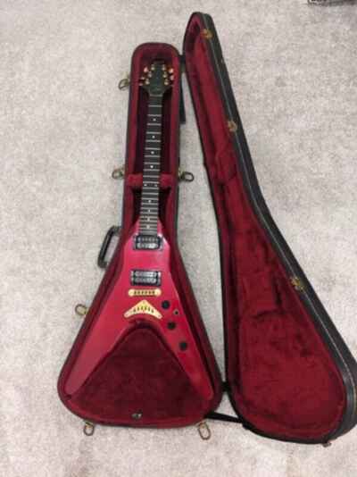 Gibson 1982 Flying V2 Candy Apple Red Electric Guitar