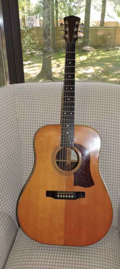 1976 Mossman Flint Hills Dreadnought Acoustic Guitar