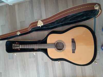 Shaftsbury Hollow Electo-acoustic guitar with case. mint!