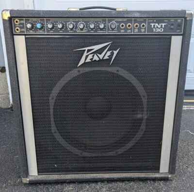 Nice Used Working Vintage Peavey Model TNT 130 Bass Guitar Amplifier Amp - 15"