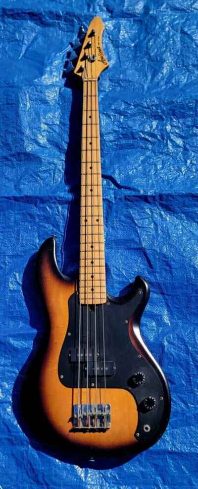 Vintage Aria Pro II Electric Bass Guitar TSB Series