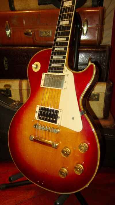 Vintage 1971 GIbson Les Paul Custom Cherry Red Sunburst