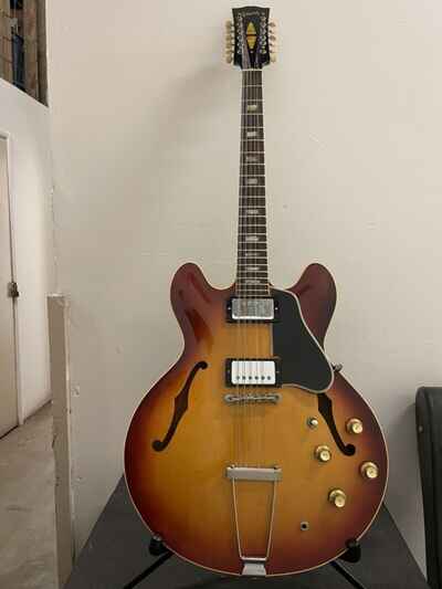 1965 Gibson ES-335 TD-12 sunburst 12 string Electric Guitar USA Vintage