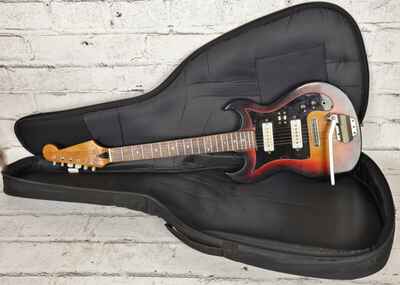 Teisco Del Rey Vintage Electric Guitar Dark Sunburst 1960s