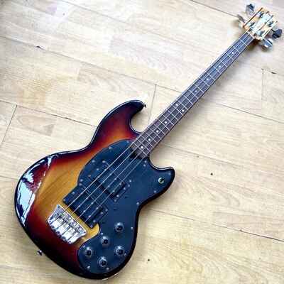 Rare Wal Pro IIE Bass guitar - Vintage 1979 Sunburst Good Condition -set up.