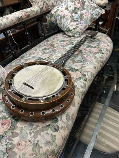 NO RESERVE WINDSOR MODEL 8 BANJO SOLD AS SHOWN CHECK PHOTOS