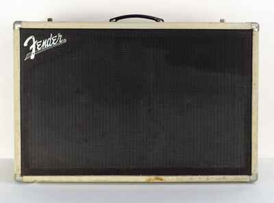 1962 Fender 6G6 Basssman Cabinet with 2 x 12" Oxford Speakers Blonde Tolex