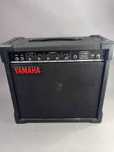 Vintage Yamaha VX25 1x12 30w Guitar Combo Amp with Real Spring Reverb 1984-85