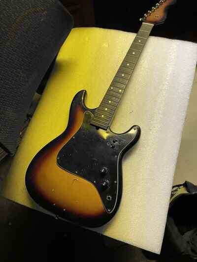 1970??s NICE Japan electric guitar ?? INCOMPLETE Teisco Parts Project Only