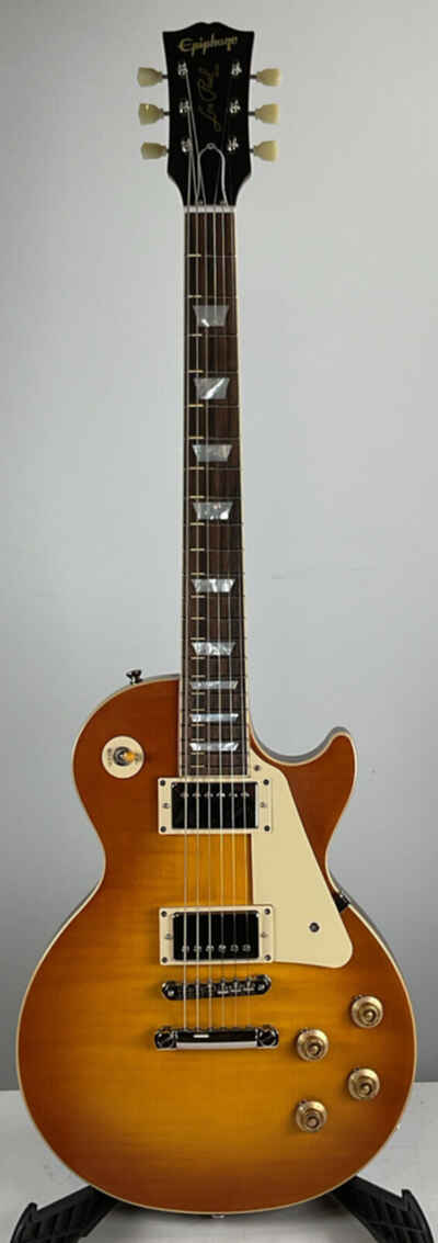 Epiphone 1959 Les Paul Standard Electric Solidbody Guitar, Iced Tea