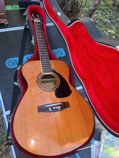 Vintage Lyle F-520 Acoustic Guitar Made In Japan Rosewood ! Rare! Amazing!