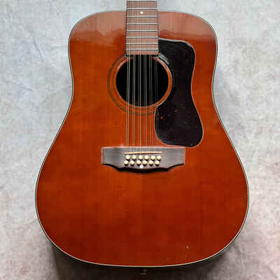 Guild D-212M 12-String Dreadnought 1981 - Mahogany Brown