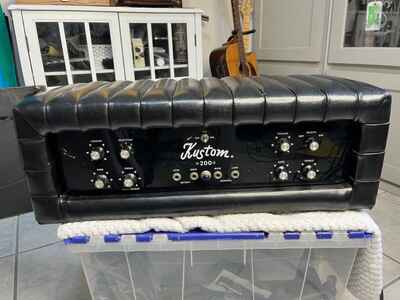 Kustom K200B-6 Vintage (1970s) Bass Amplifier Head - Tested & Working