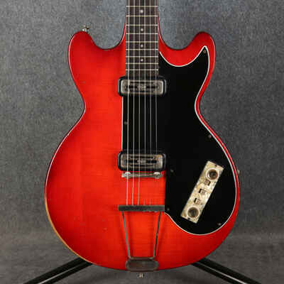 Hofner Colorama II Model 444 - 1961 - Cherry Red - 2nd Hand