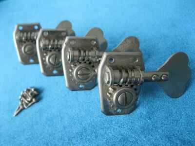 Vintage 60s Vox THREE HOLE BASS Tuners for Wyman Apollo V271 V250 Saturn Violin