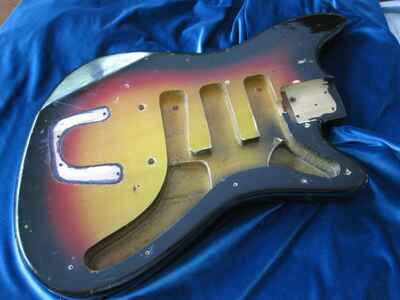 Vintage VOX SPITFIRE or Hurricane Guitar BODY LIGHT Weight PROJECT Sunburst