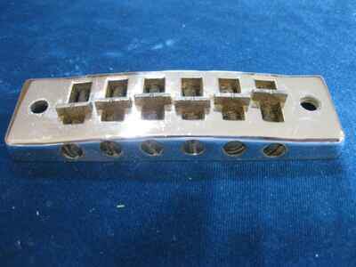 Vintage 70s Gibson Bridge for L6-S Marauder SG ES-325 others Chrome Plate