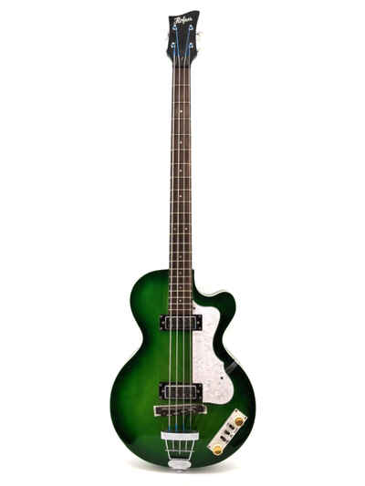 Hofner HI-CB-PE Green Bass Guitar - 4 String