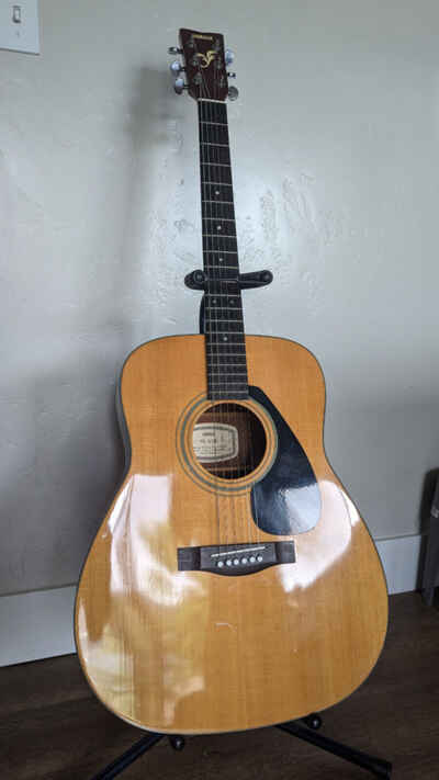 Yamaha FG-412S Vintage Acoustic Guitar Natural (with hard case)