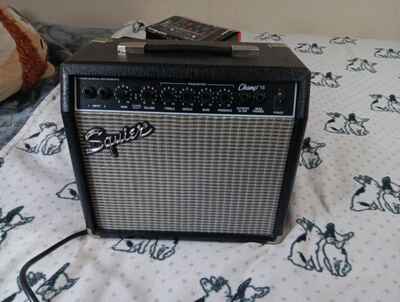 Vintage Fender Squier Champ 15 Guitar Amplifier PR-408 28W Works