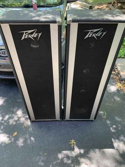 Peavy 410 4x10 Column Speakers Vintage 70??s- Tested Working- Local Pickup