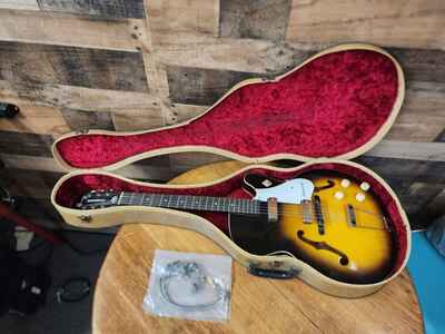 1959 Harmony Rocket H 54 semi hollow body Electric, Vintage With Ohsc