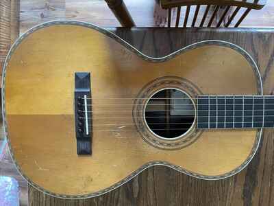 Vintage Supertone Parlor Guitar. Style ?? The Columbia ??.  No. 212.