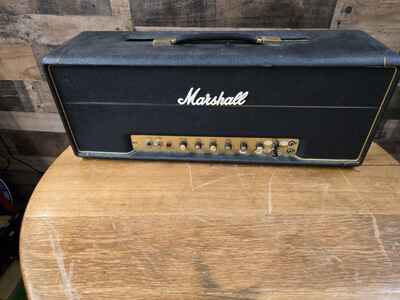 1972 Marshall Super Lead 100w - With Master Volume And Effects Loop Mod. 1959