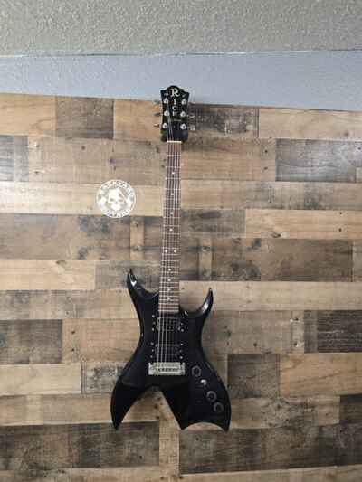 1984 B C. Rich N J. Series Bich  Mij Japan Electric Guitar Black