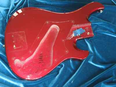 Vintage 1981 Gibson Victory Standard Bass BODY Candy Apple Red