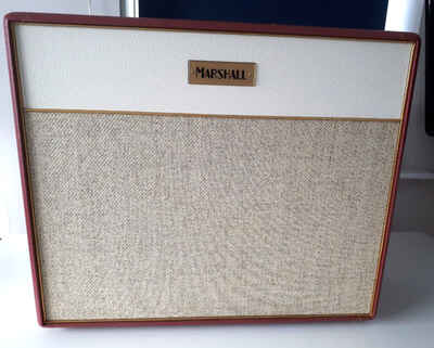 Marshall 1974CX 20W 1x12" Amp Cabinet, Perfect Condition, Ltd Ed Maroon / Cream