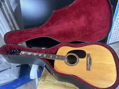 Vintage Epiphone 1970 Model 6830 Dreadnought Acoustic Guitar W / case