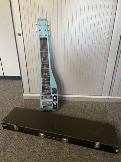 Vintage GUYATONE HG 92 JAPAN Gitarre Hawaii mit Koffer Lap Steel Guitar 1960 / 70