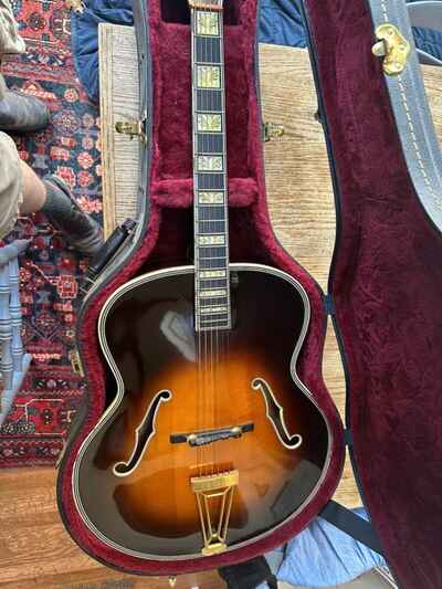 Vintage Archtop Guitar Levin De Luxe Deluxe Super 400 1940s Jazz Giant