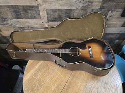 Vintage 1953 Gibson LG-1 Sunburst w /  Original Case Player Grade