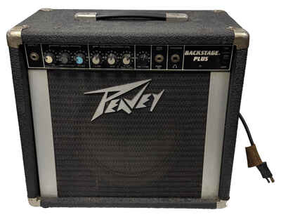 Vintage 1985 Peavey Backstage Plus 35 Watt Solid State Combo Amp Reverb Tank