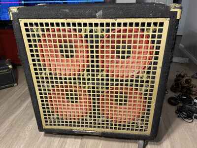 Vintage Jackson J-412 4X12 200 Watt Guitar Cabinet w /  Speakers! NOT TESTED!