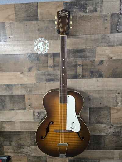 Vintage  Kay Truetone N-14 Archtop Hollowbody Guitar.