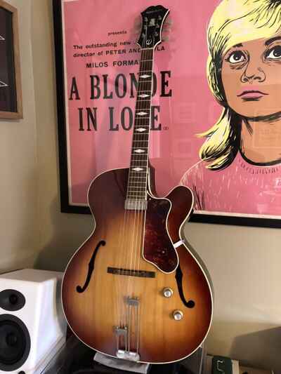 1965 Epiphone Triumph Acoustic Electric Archtop Guitar - Kalamazoo Made!