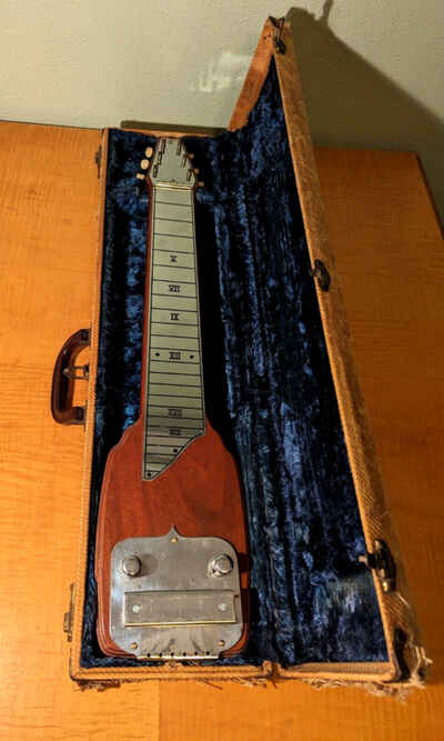 1946 ORIGINAL FENDER DELUXE LAP STEEL & TWEED HARD CASE $1500